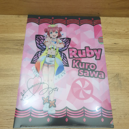 Love Live Sunshine A4 Clear File Ruby Kurosawa