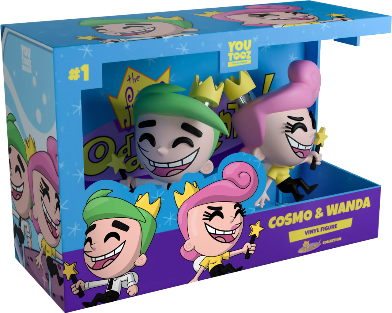 The Fairly Oddparents Cosmo and Wanda Youtooz Vinyl Figure