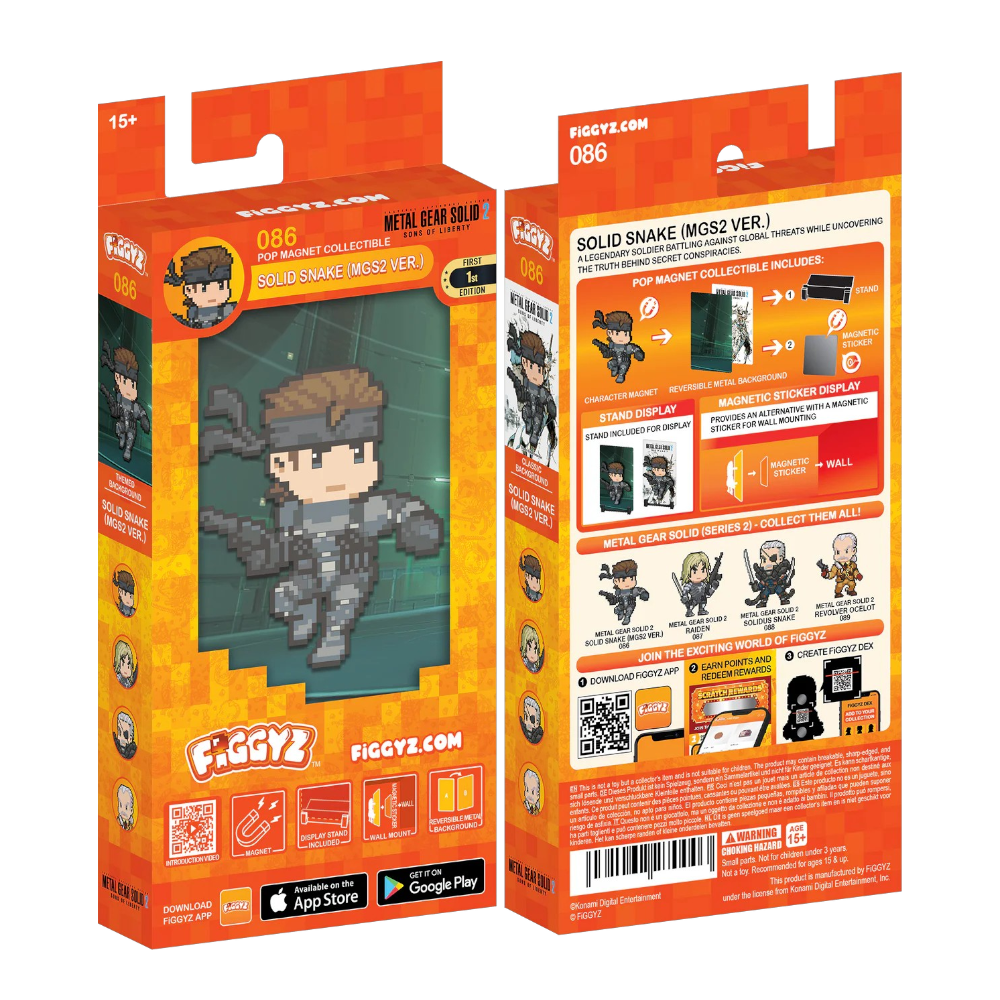 Metal Gear Solid 2 FiGGYZ Solid Snake (Hero Pose) - #86