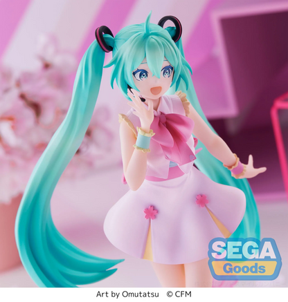 Hatsune Miku Sakura Miku Omutatsu Luminasta Figure