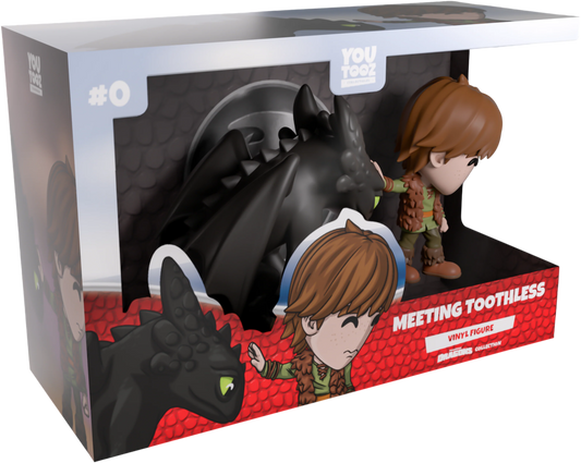 How to Train Your Dragon Youtooz Vinyl Figure Meeting Toothless