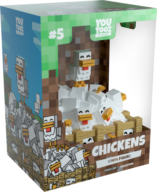 Minecraft Youtooz Vinyl Figure Chickens