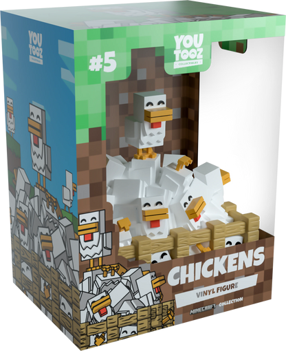 Minecraft Youtooz Vinyl Figure Chickens