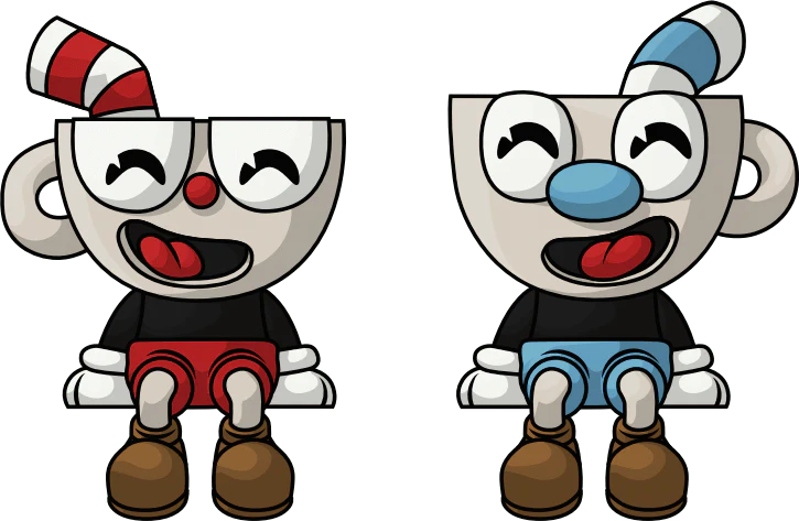 Cuphead Youtooz Monitor Buddiez Cuphead and Mugman