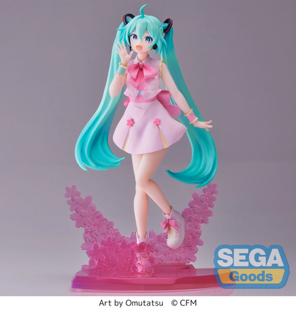 Hatsune Miku Sakura Miku Omutatsu Luminasta Figure