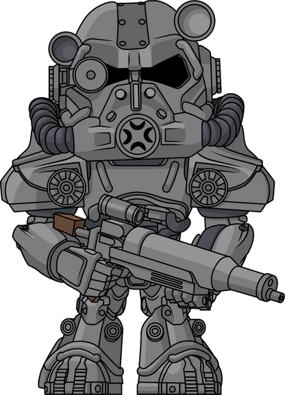 Fallout Youtooz Vinyl Figure T-60 Power Armour