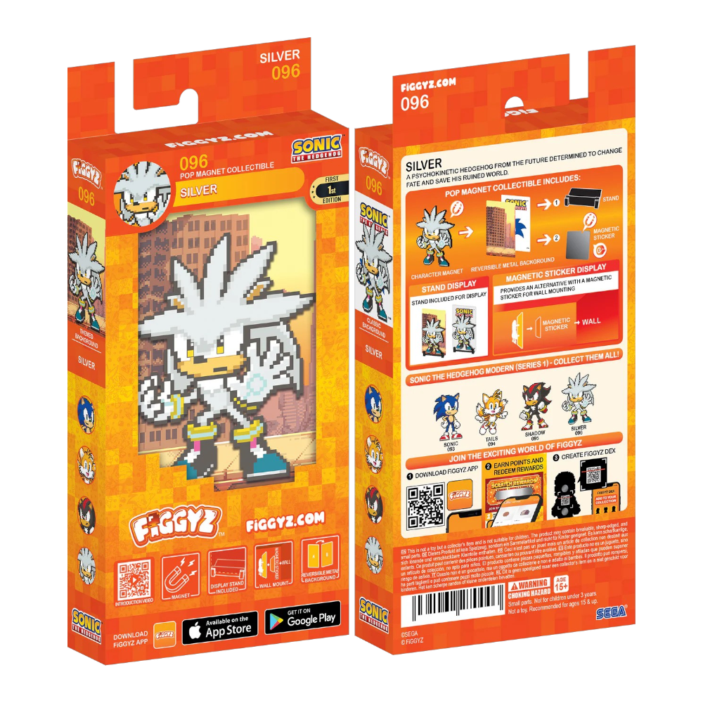Sonic the Hedgehog (Modern) FiGGYZ Silver - #96