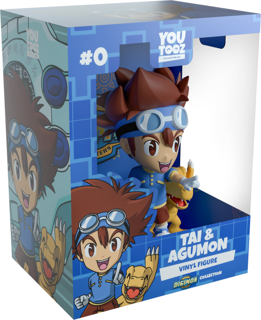 Digimon Youtooz Vinyl Figure Tai and Agumon
