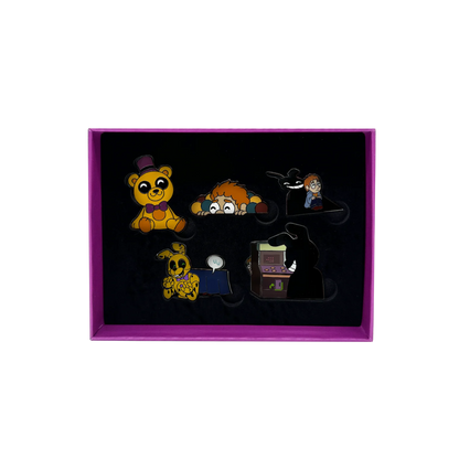 Five Nights At Freddy's Into the Pit Youtooz Pin Set