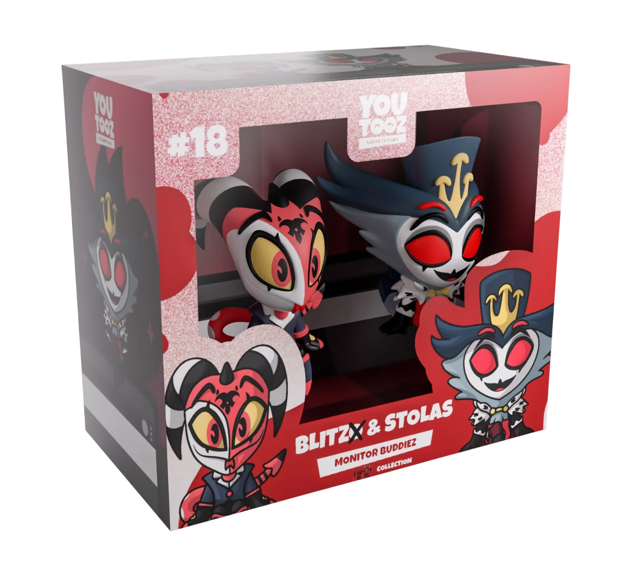 Helluva Boss Youtooz Monitor Buddiez Blitzo & Stolas