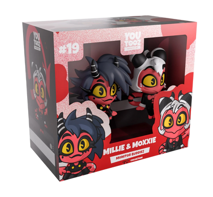 Helluva Boss Youtooz Monitor Buddiez Millie & Moxxie