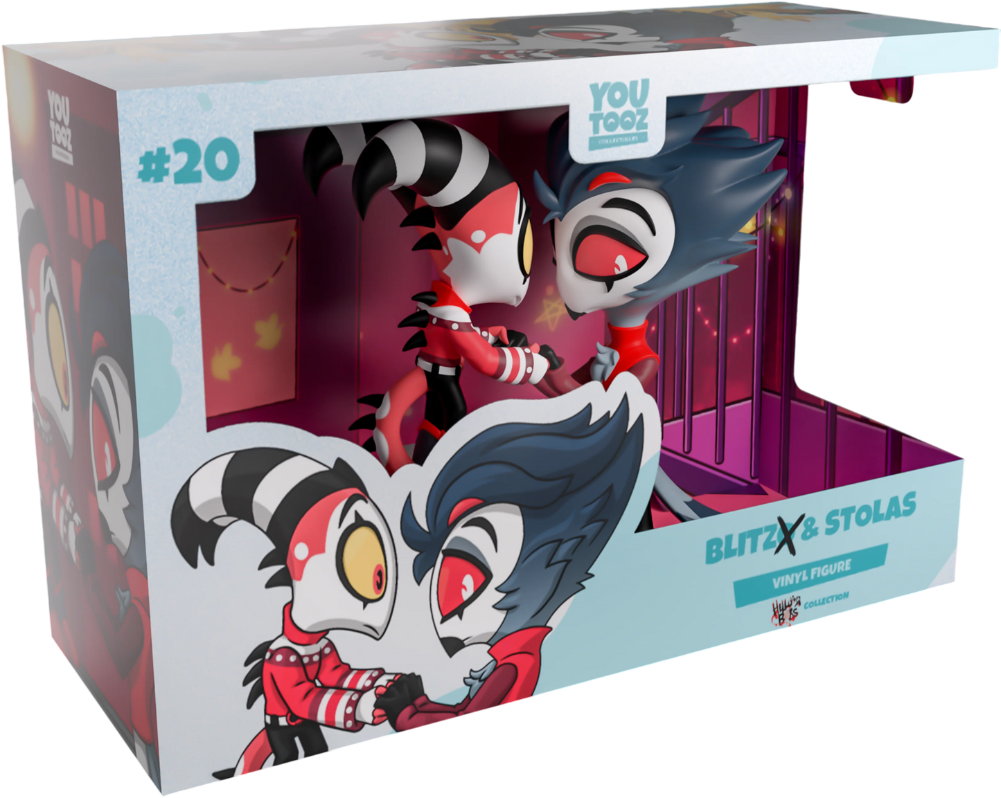 Helluva Boss Youtooz Vinyl Figure Blitzo & Stolas Christmas Edition