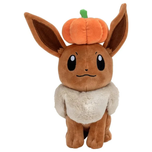 Pokemon Eevee with Pumpkin Halloween Plush (8IN)