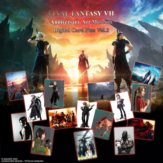 Final Fantasy VII Anniversary Art Museum Digital Card Plus Vol 2