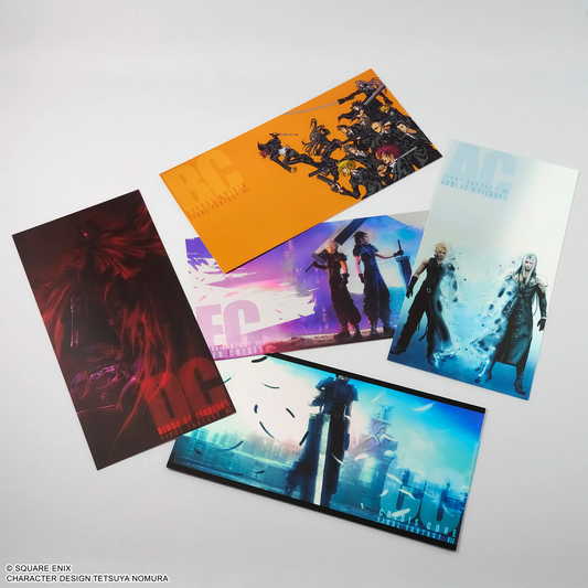 Final Fantasy VII Metallic Large Postcard Set