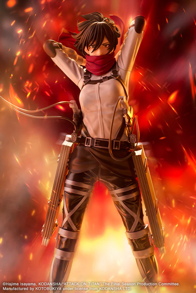 Attack on Titan Oshi Works Statue Mikasa Ackerman The Final Season Ver