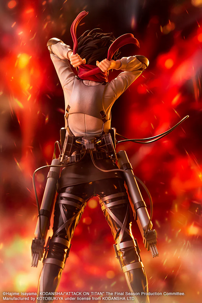 Attack on Titan Oshi Works Statue Mikasa Ackerman The Final Season Ver