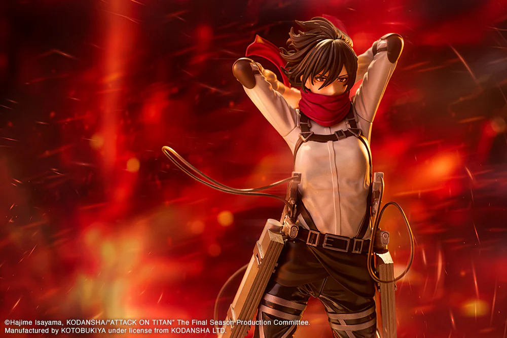 Attack on Titan Oshi Works Statue Mikasa Ackerman The Final Season Ver
