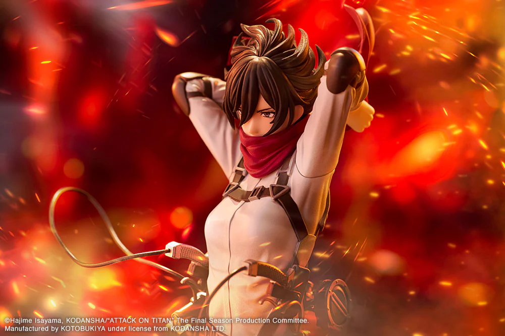 Attack on Titan Oshi Works Statue Mikasa Ackerman The Final Season Ver