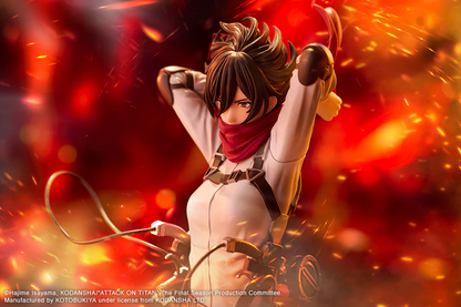 Attack on Titan Oshi Works Statue Mikasa Ackerman The Final Season Ver
