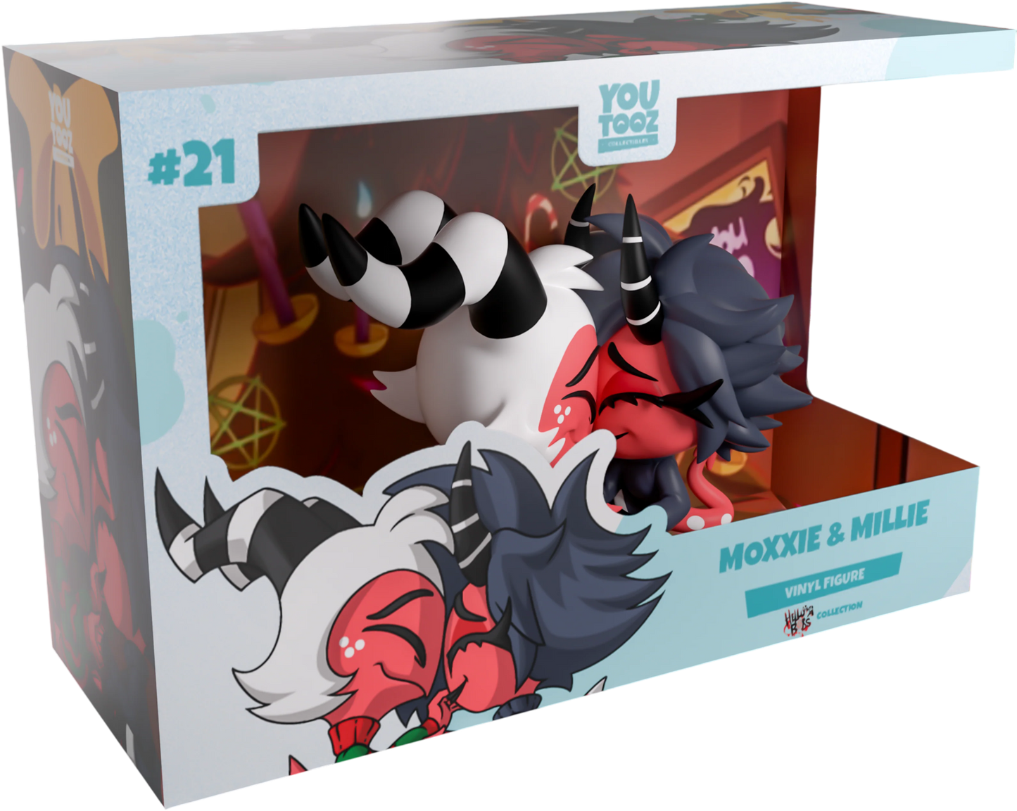Helluva Boss Youtooz Vinyl Figure Moxxie & Millie Christmas Edition