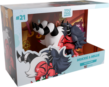 Helluva Boss Youtooz Vinyl Figure Moxxie & Millie Christmas Edition