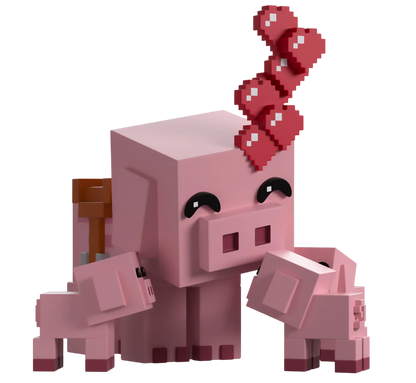 Minecraft Youtooz Vinyl Figure Pig Family
