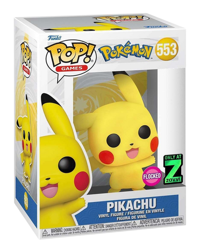 Pokemon POP! Vinyl Pikachu Waving (Flocked)