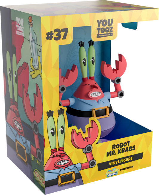 Spongebob Squarepants Youtooz Vinyl Figure Robot Mr. Krabs