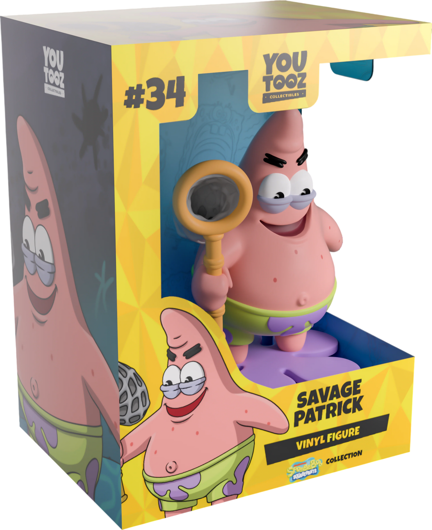 Spongebob Squarepants Youtooz Vinyl Figure Savage Patrick