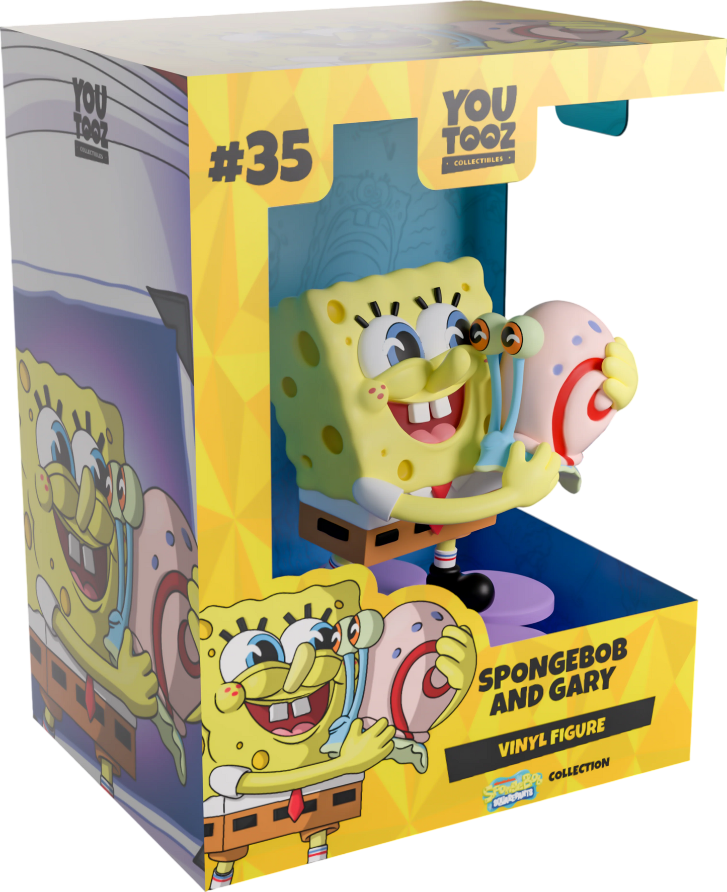 Spongebob Squarepants Youtooz Vinyl Figure Spongebob & Gary