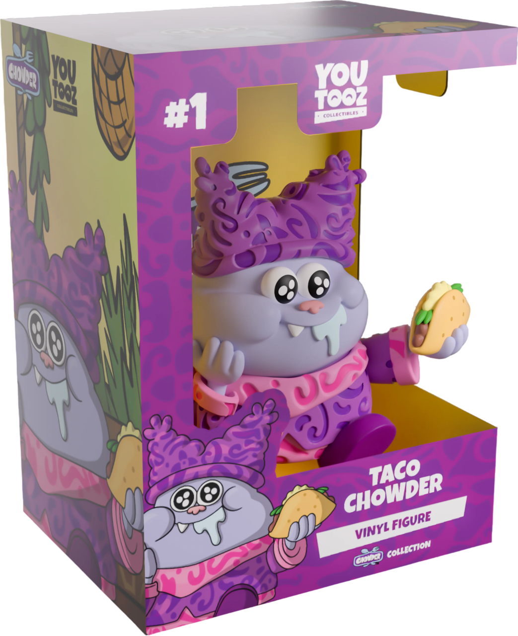 Chowder Youtooz Vinyl Figure Taco Chowder