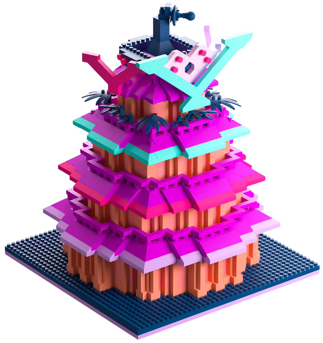 Hazbin Hotel Youtooz Brickset V Tower