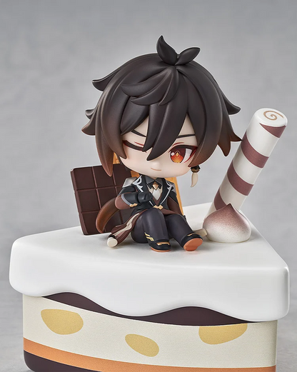Genshin Impact Wondrous Travels Series Statue Zhongli Chibi