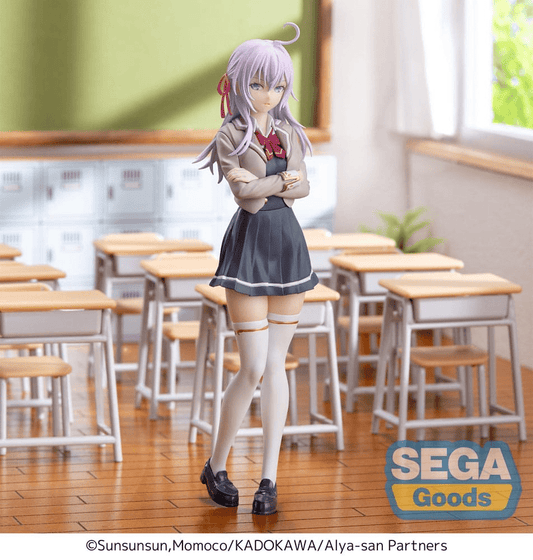 Alya Sometimes Hides Her Feelings in Russian Alya Uniform Luminasta Figure | Anime Emporium