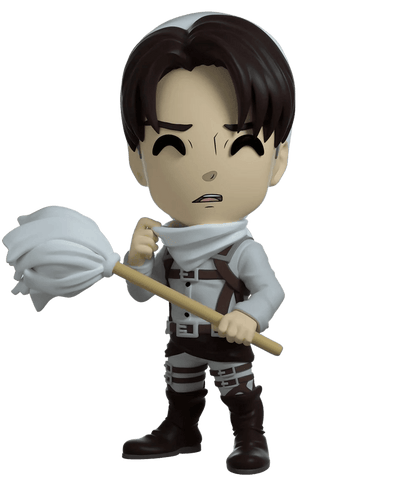 Attack on Titan - Levi Ackerman Cleaning Youtooz Vinyl Figure | Anime Emporium