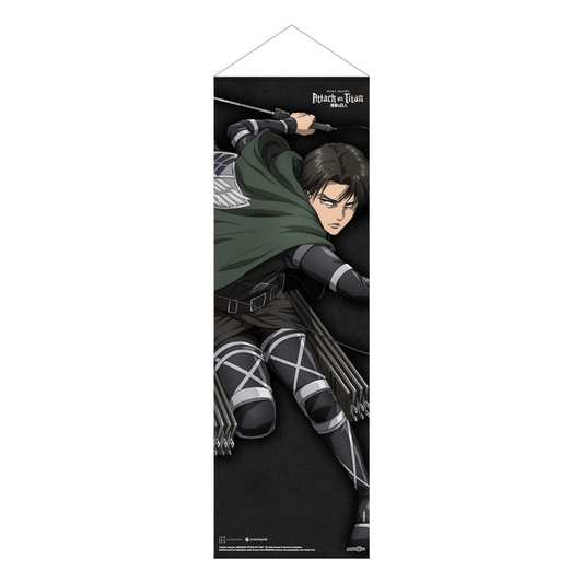 Attack on Titan The Final Season Wall Scroll Levi Ackerman | Anime Emporium