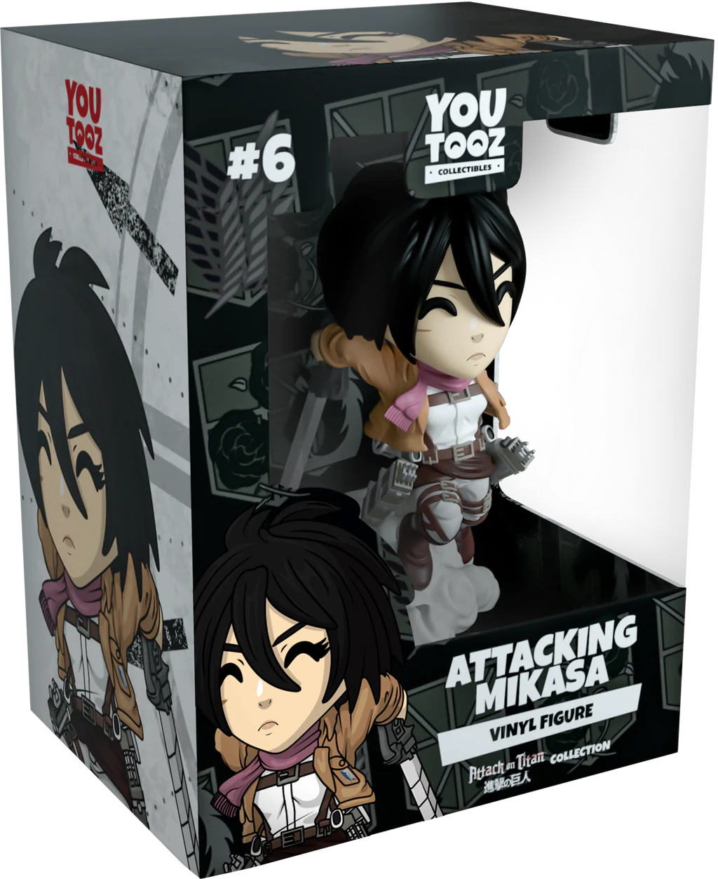 Attack on Titan Mikasa Akerman Attacking Youtooz Vinyl Figure
