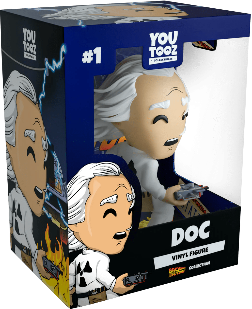 Back To The Future Doc Emmett Brown Youtooz Vinyl Figure | Anime Emporium