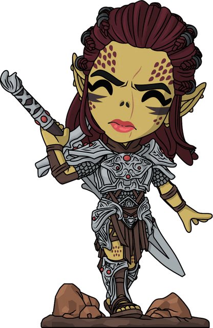 Baldurs Gate 3 Lae'zel Youtooz Vinyl Figure | Anime Emporium