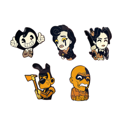 Bendy and the Dark Revival Youtooz Pin Set