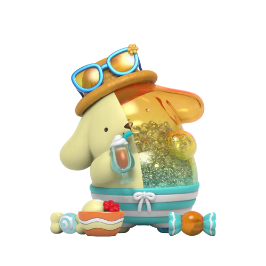 Sanrio x Kandy Pompompurin Figure Sea Breeze Series