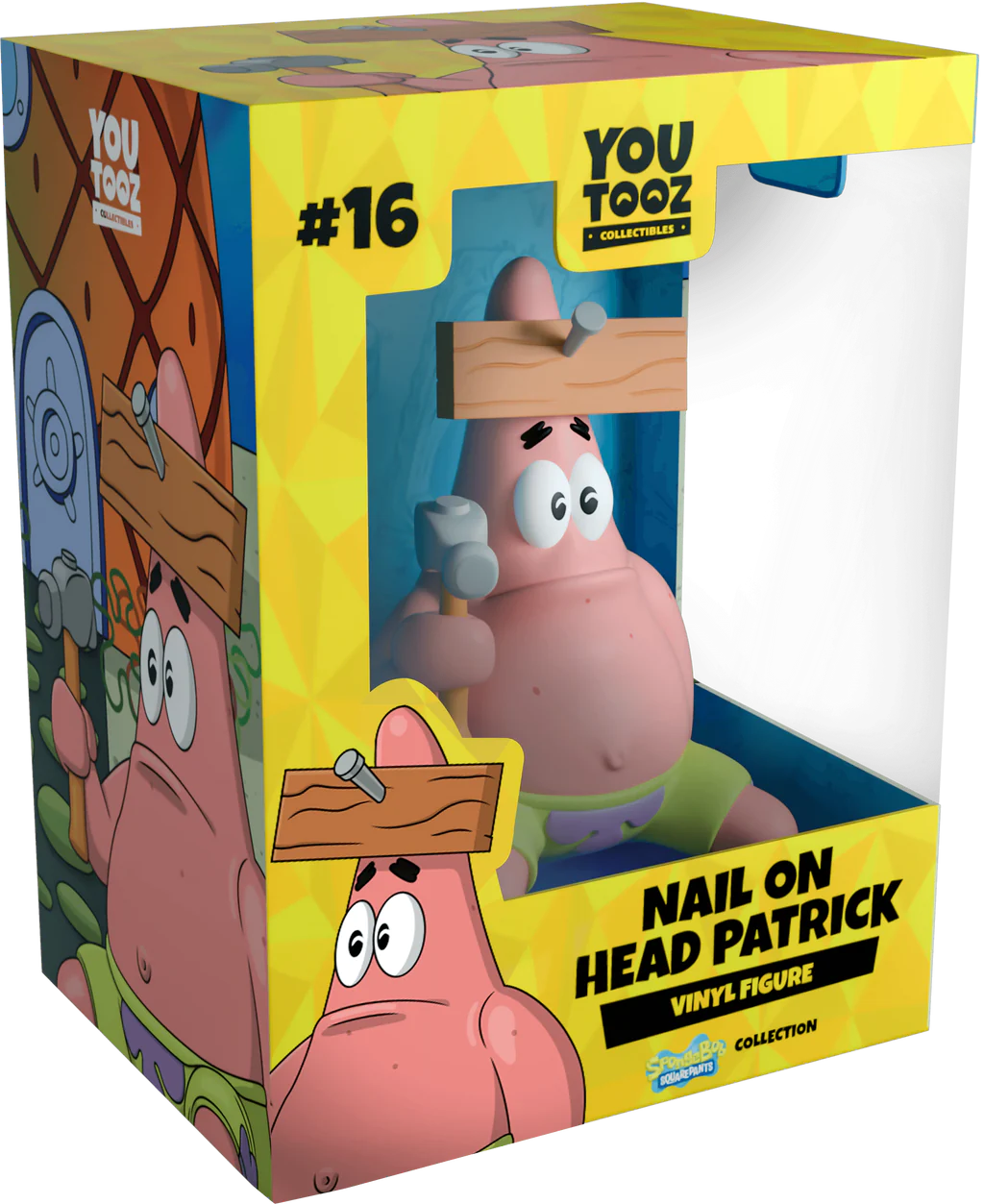 Spongebob Squarepants Nail on Head Patrick Star Youtooz Vinyl Figure