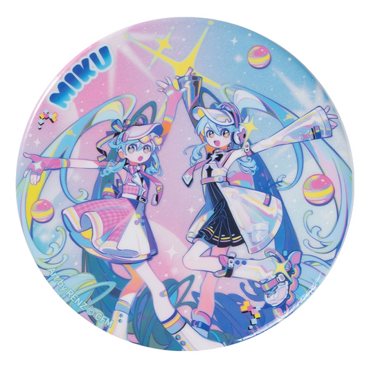 Moeyu - Hatsune Miku Retro & Future Series Large Pin Badge