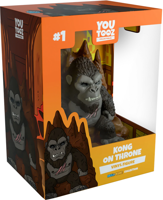 Godzilla King Kong "On Throne" Youtooz Vinyl Figure