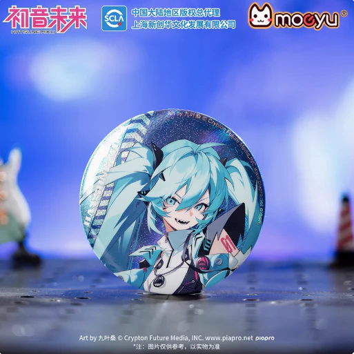 Moeyu - Hatsune Miku 831 Birthday Festival RAVE Series Pin Badge