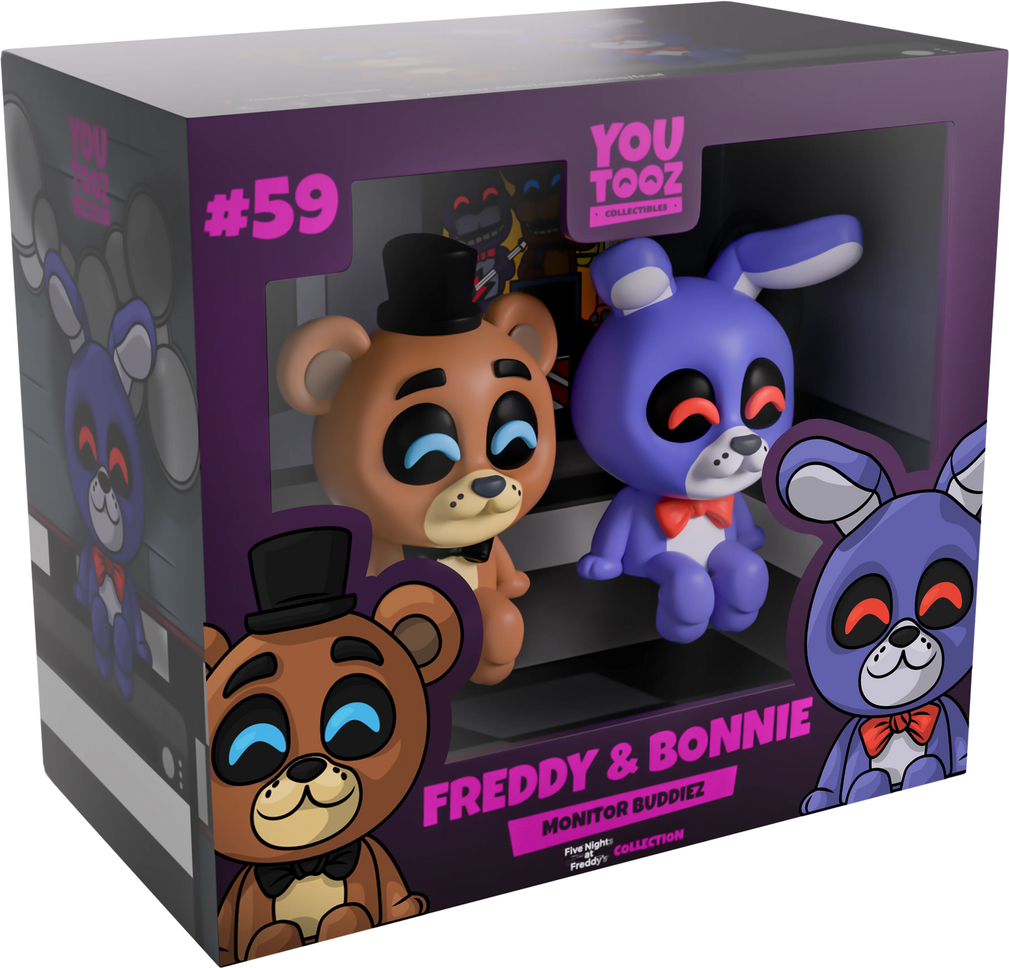 Five Nights at Freddy's Youtooz Monitor Buddiez Freddy & Bonnie