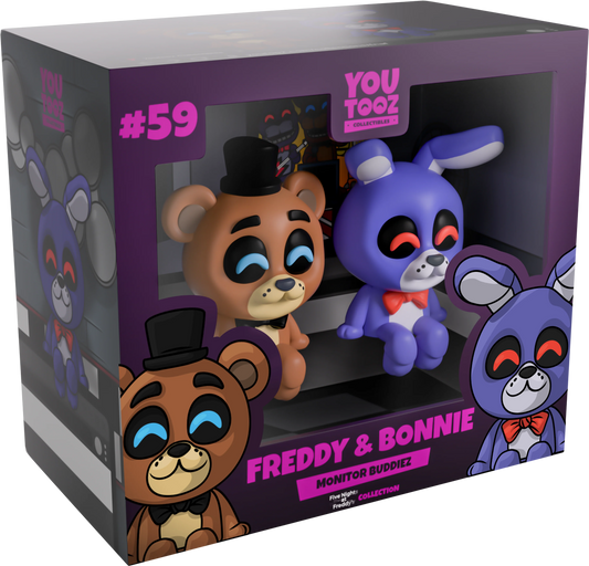 Five Nights at Freddy's Youtooz Monitor Buddiez Freddy & Bonnie