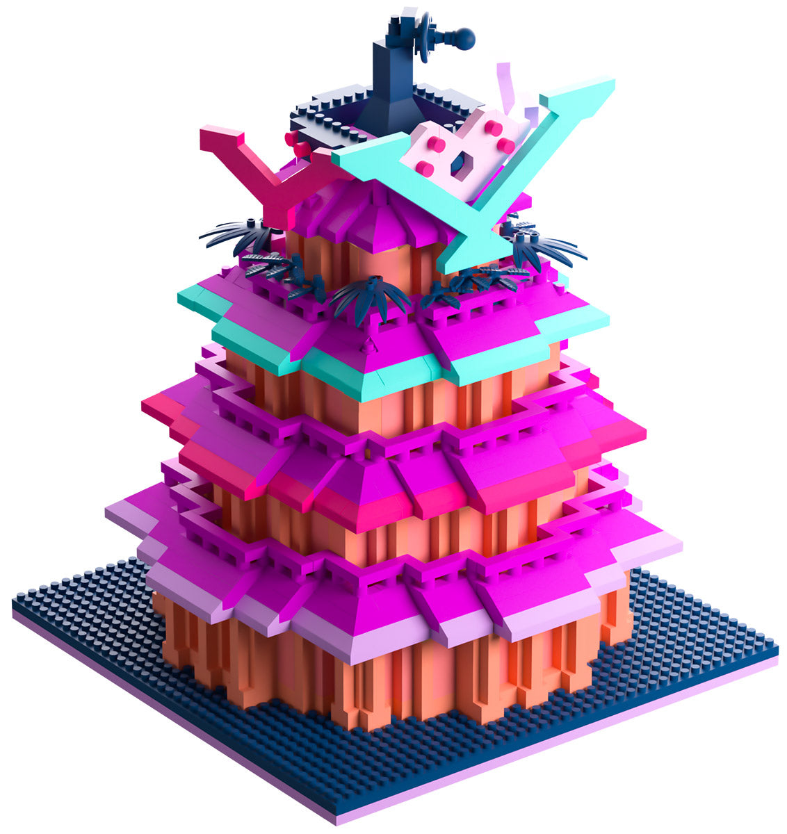 Hazbin Hotel Youtooz Brickset V Tower