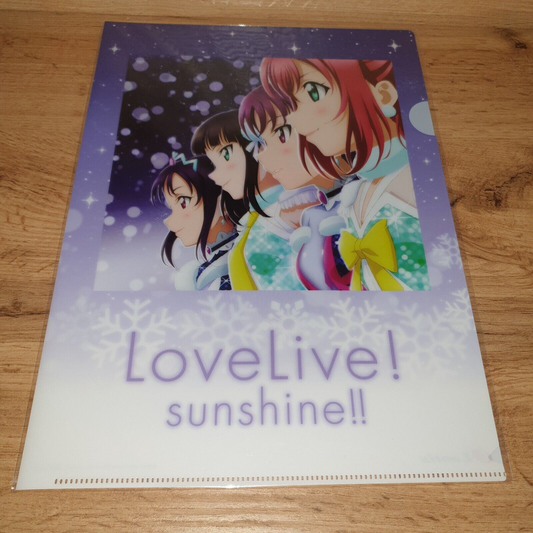 Love Live! Sunshine Saint Snow Dia & Ruby Kurosawa A4 Clear File